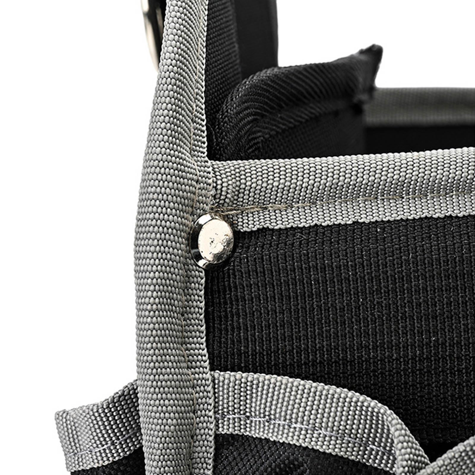 Robusto organizer per attrezzi da trasporto a mano resistente all'acqua, con tasche multiple e fondo rinforzato per meccanici e lavoratori tecnici, borsa multiuso impermeabile