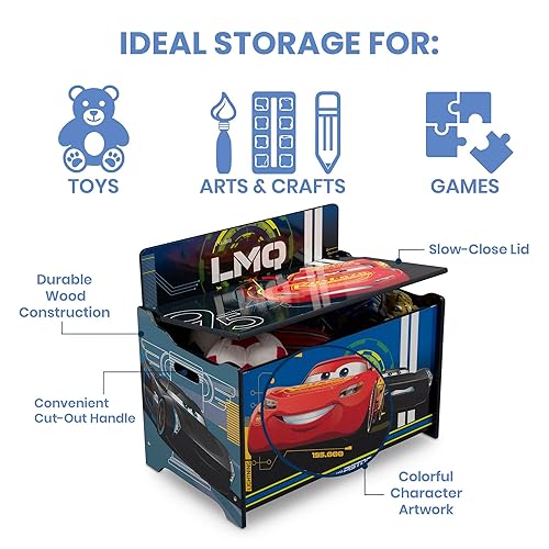 Miniatura 7 de Delta Children Juego de mesa y silla para niños con almacenamiento (2 sillas incluidas), ideal para artes y manualidades, merienda, tareas y más,