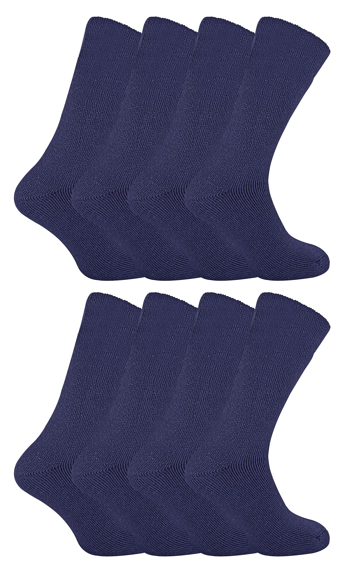 Sock Snob Men's Airforce 8 Pack Thermal Sleep Socks | Soft & Comfortable Warm Bed Socks For | Size 6-11 (6-11, )