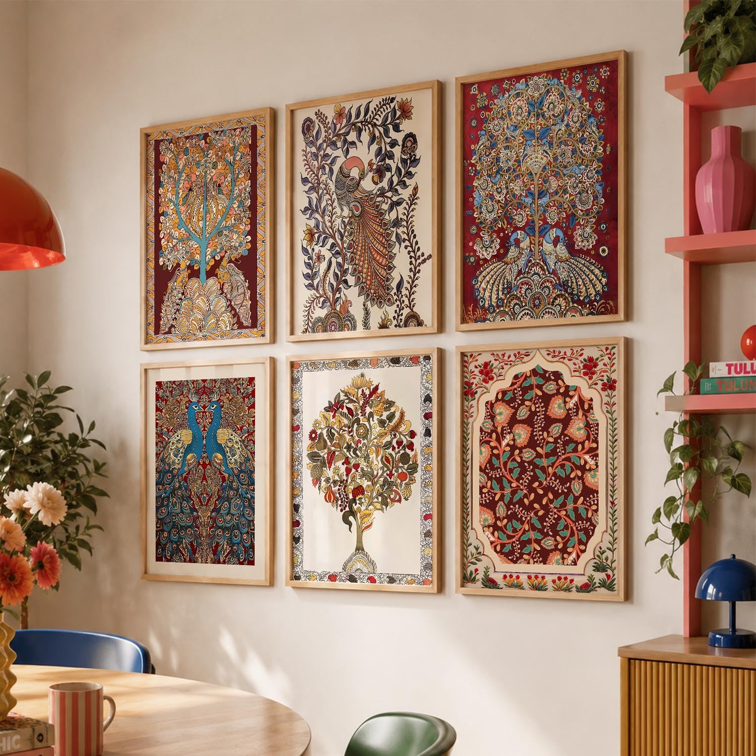 Kotart Madhubani Wall Art - Framed Paintings -6 Kotart Madhubani Wall Art - Framed Paintings -6