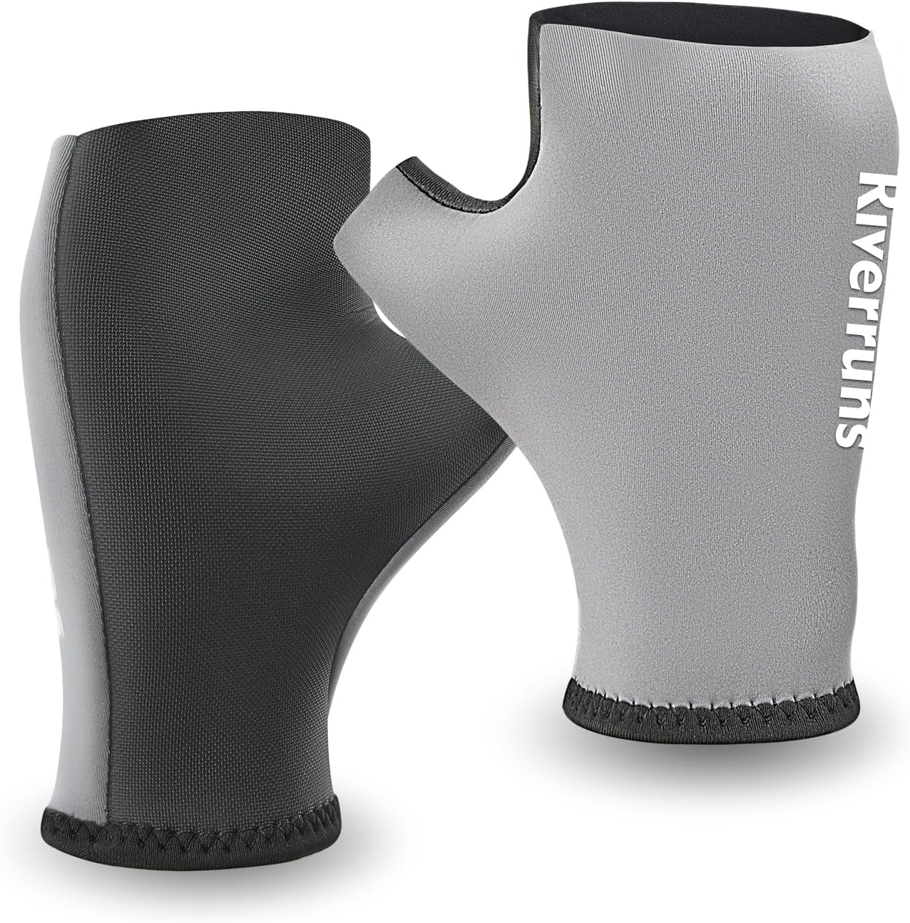 Riverruns Neoprene Fishing Gloves, Cold Weather Warm Winter Gloves for Ice Fishing, Photography, Hunting, Outdoor Sports