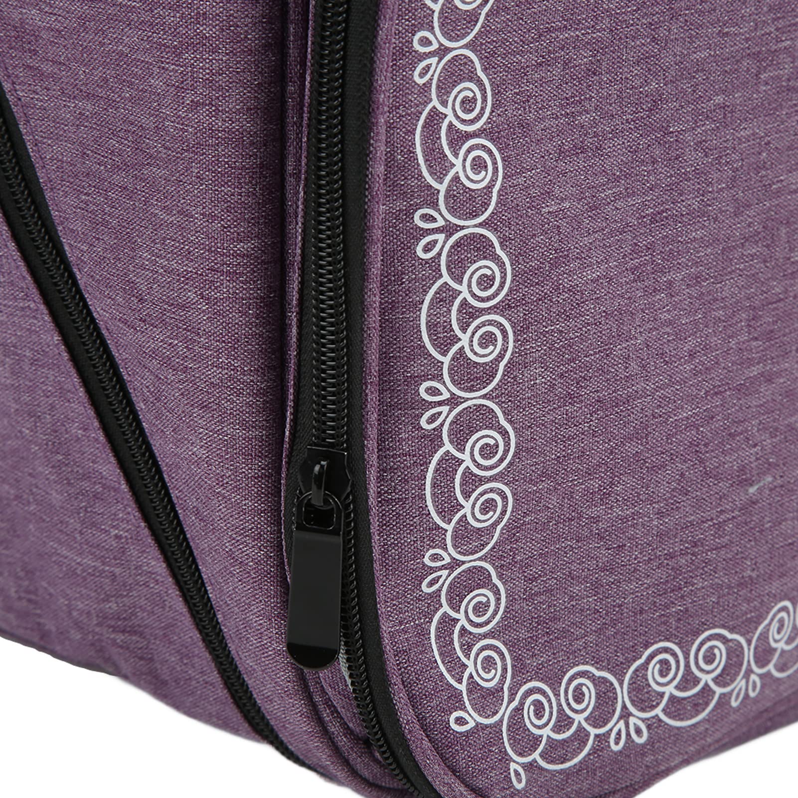 funda para máquina de coser, estuche universal Overlock con bolsillos prácticos, correa para hombro y asas fuertes for transporte morado