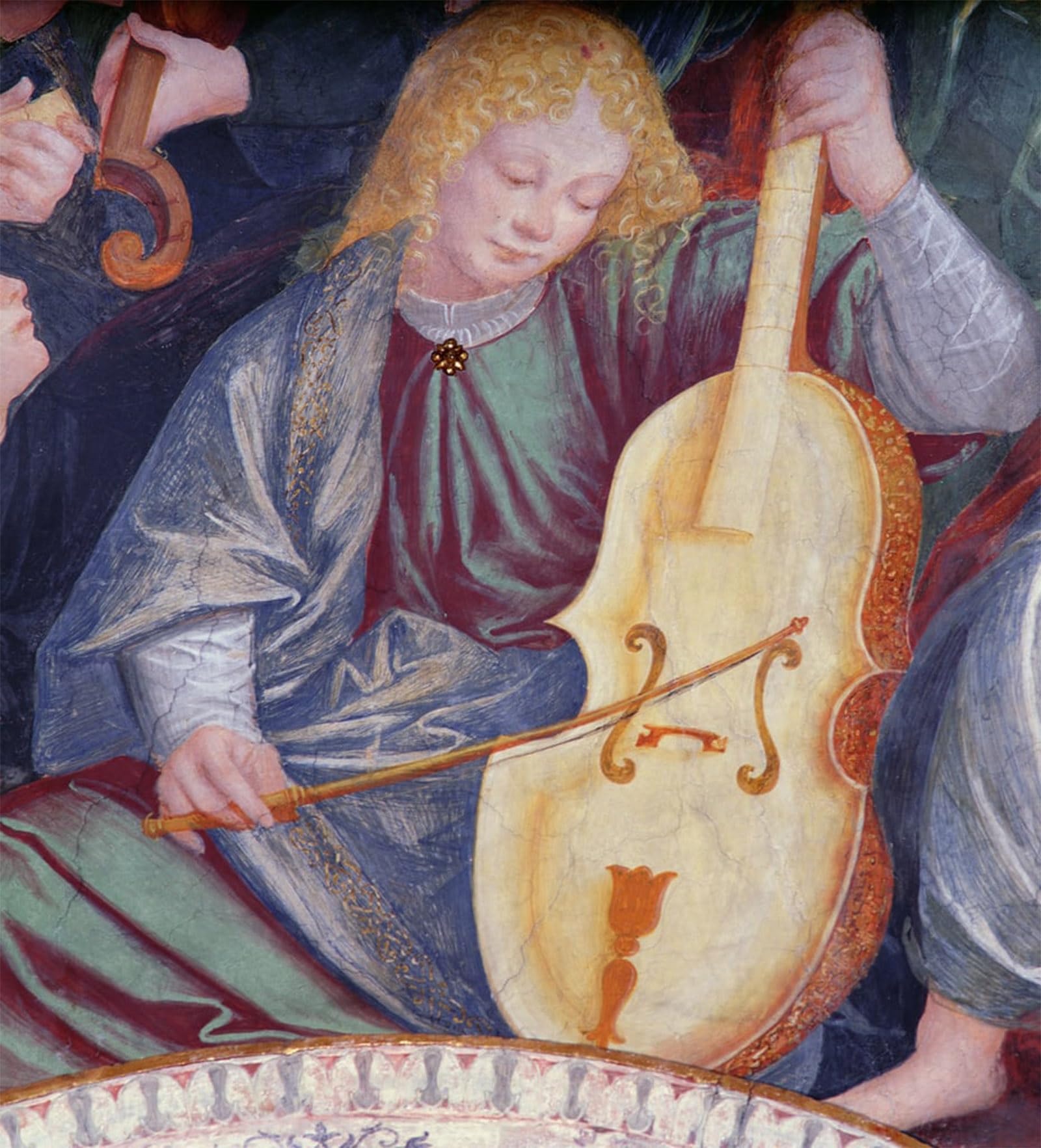 SERENDIPITP Abstract Painting Mural Print Picture Wall Decor Painting the Concert of Angels by Famous Artist Vintage Wall Artwork for Home Decor 60x90cm
