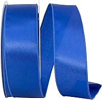 Vista 47 de Reliant Ribbon 92575W-050-40F - Cinta decorativa, 2-1/2 pulgadas x 10 yardas, azul real