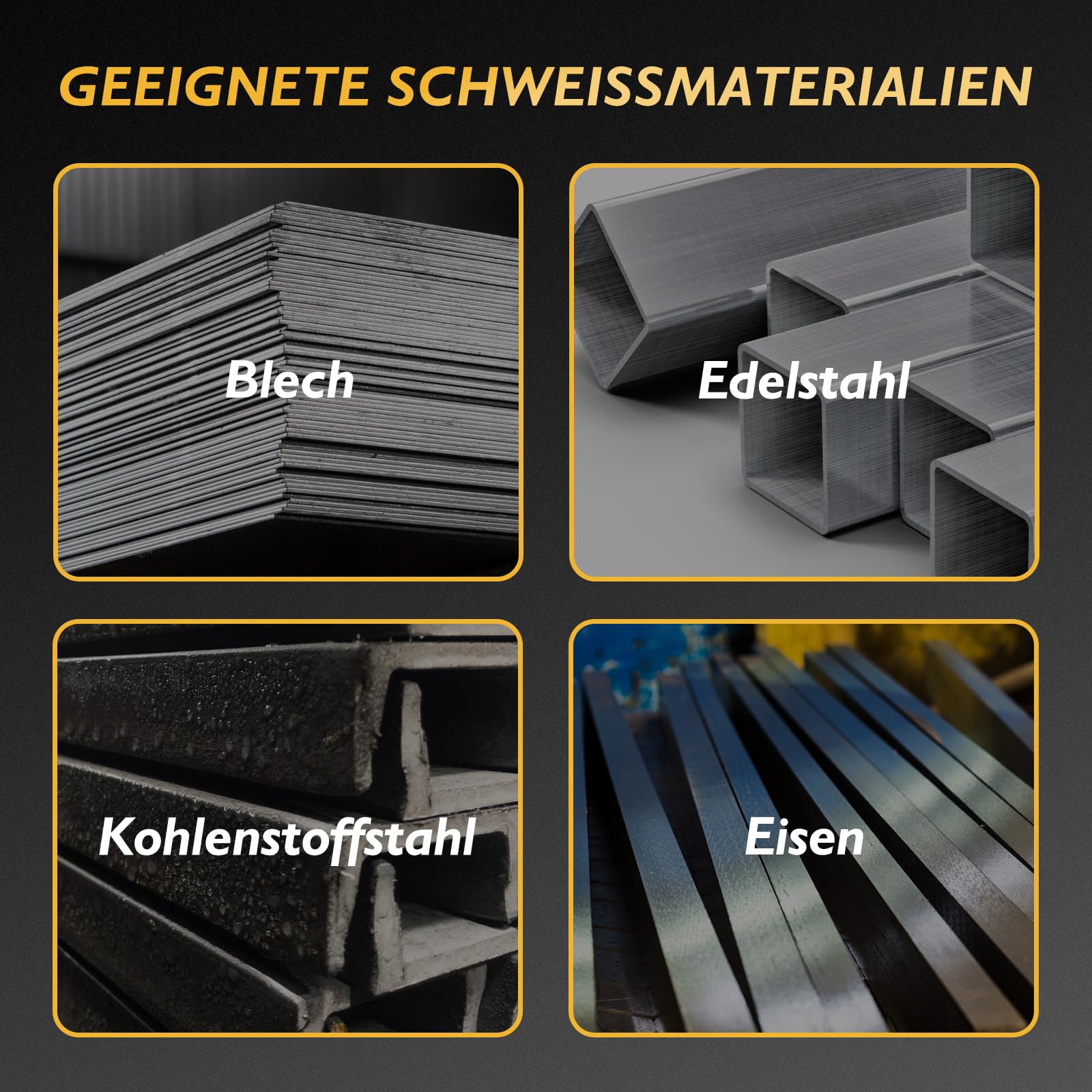 TOOLIOM 135 Ampere 230Volt Schweißgerät, MMA Stick Schweißgerät, Gleichstrom Wechselrichter, Schweißgerät mit Hot Start, Arcforce und Anti-Stick, Tragbares Schweißgerät
