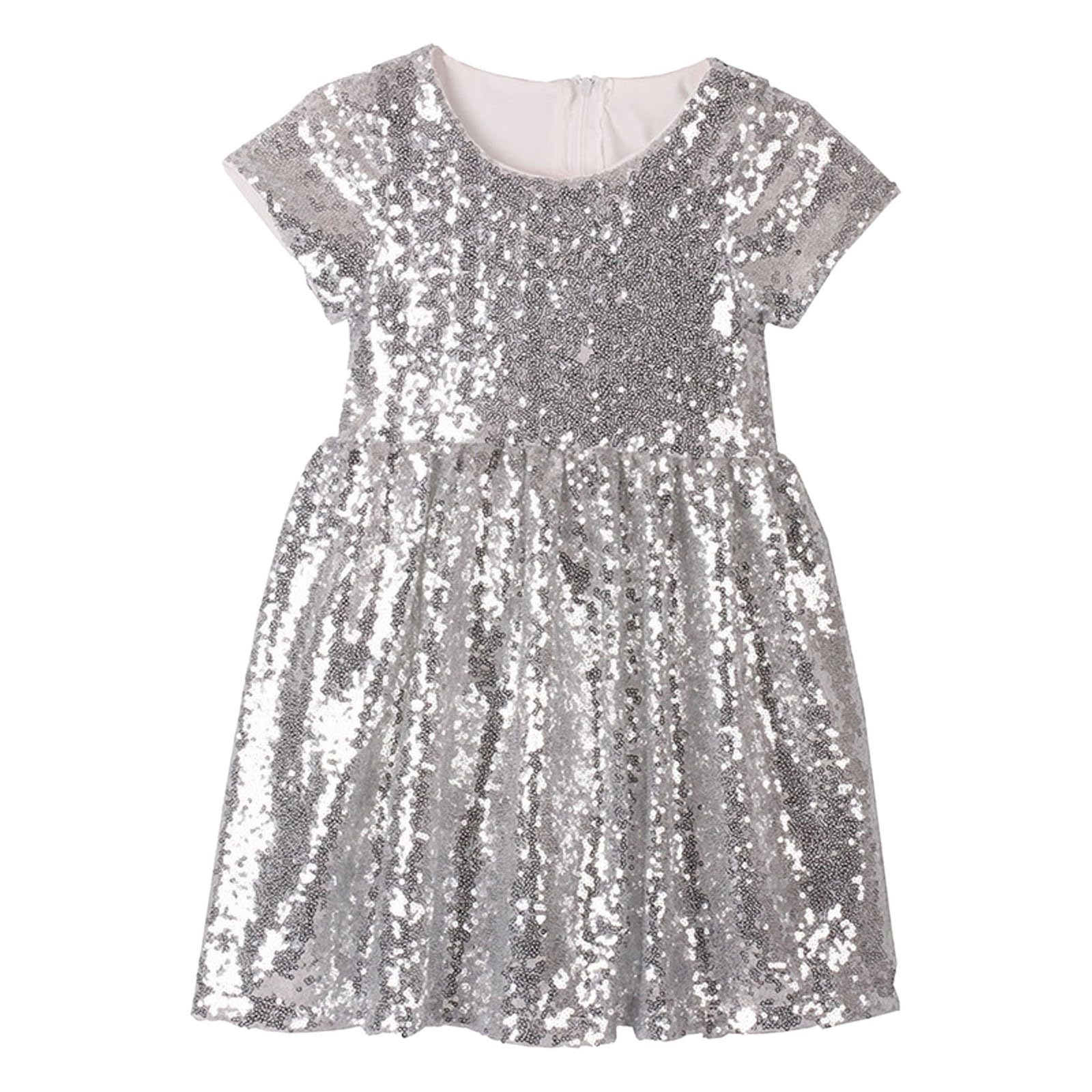 Sequin Mini Dress Givenchy Sequin Dress Girls Party Dresses Sparkly Sequins  Princess Formal Dress Tulle Skirt Birthday Outfit For Kids Special  Occasion: Clothing, Shoes Jewelry