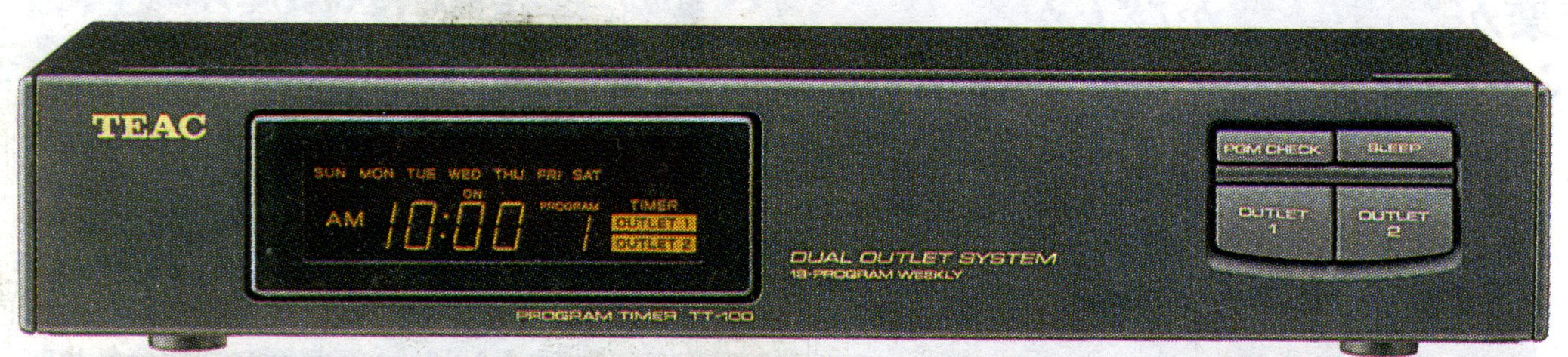 【稀少・元箱付】TEAC オーディオプログラムタイマー TT-100 動作確認済 Amazon | TEAC TT-100 オーディオプログラムタイマー | ティアック