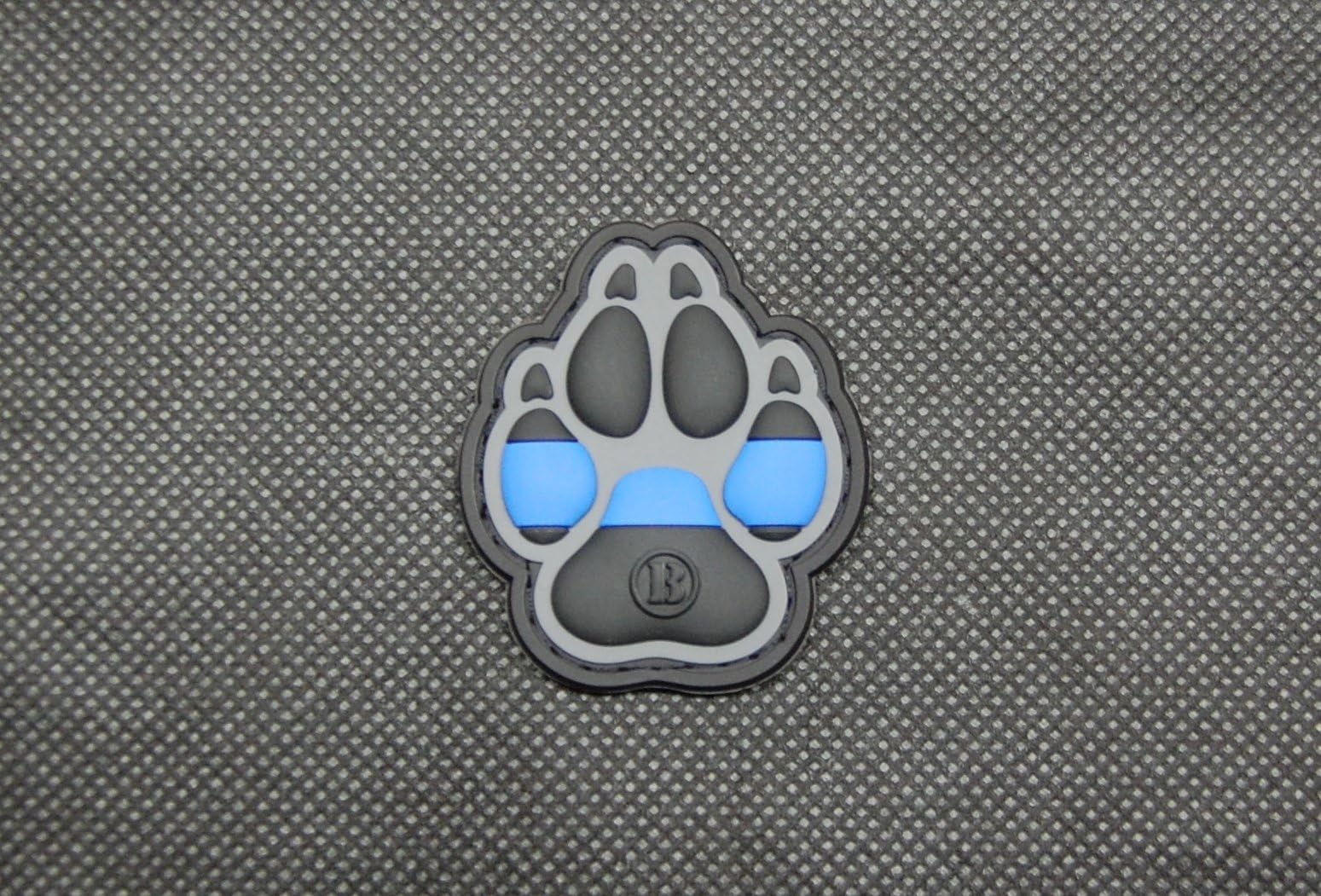 K9 Thin Blue Line 3D PVC Morale Patch Police Canine Dog Handler