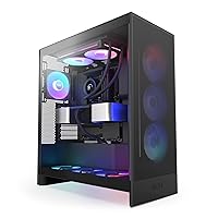 Vista 118 de NZXT Kraken 280 RGB - Enfriador líquido de CPU AIO RL-KR280-W1-11.024 in - Pantalla LCD cuadrada personalizable de 1.54 pulgadas para imágenes