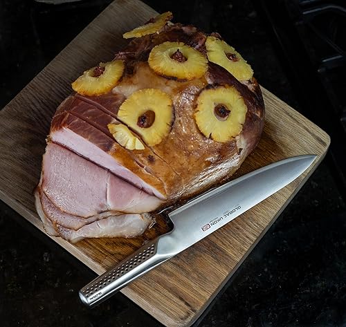 Miniatura 3 de Global UKON Cuchillo de chef con hoja de 79in acero inoxidable CROMOVA 18