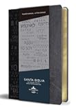 Biblia RVR60 letra grande tamaño manual, simil piel negro con nombres de Dios / Spanish Bible RVR60 Handy Size Large Print Leathersoft Black with Names of God (Spanish Edition)