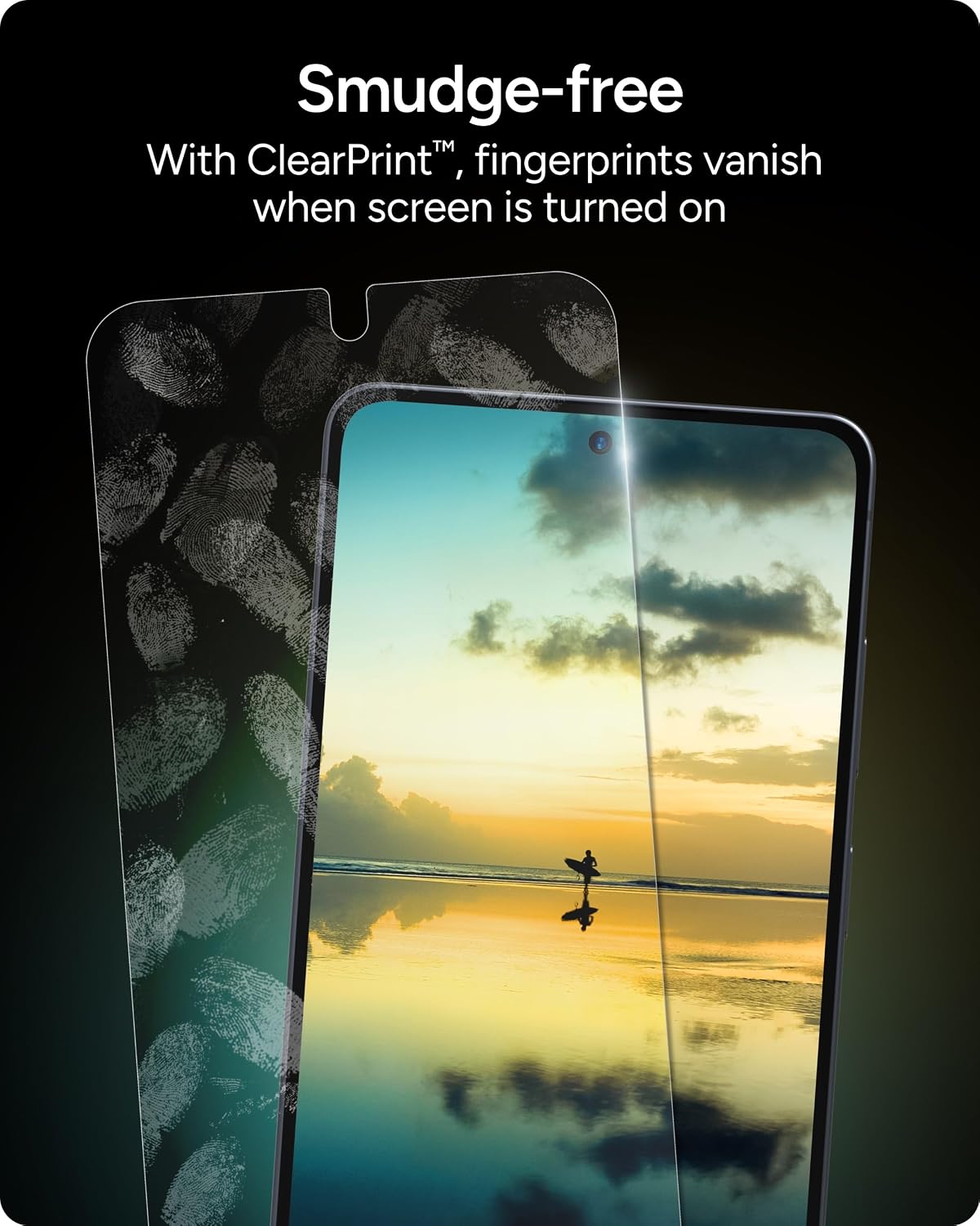 ZAGG Glass Elite Samsung Galaxy A37 5G Screen Protector - 5x Stronger Tempered Glass, Fingerprint Scanner Compatible, 30% Recycled Glass, InvisibleShield, Easy Install PerfectFit