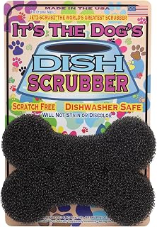 Jetz-Scrubz Dog Dish Scrubber, Black (J54)
