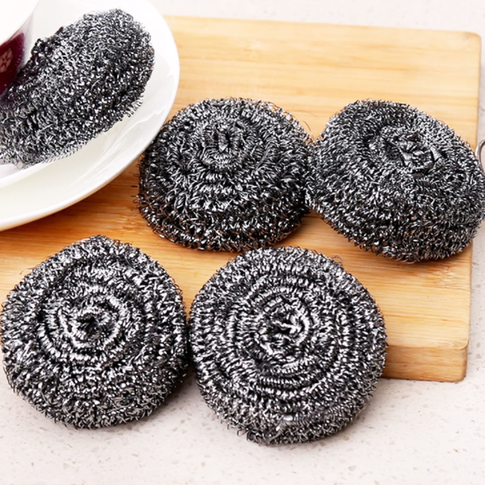 Yefun - Lot De 4 Brosses De Nettoyage Pour Coins Et Interstices - Poils Durs - Pour Salle De Bain, Cuisine, Carrelage Brosse Poils Durs Pour Carrelage