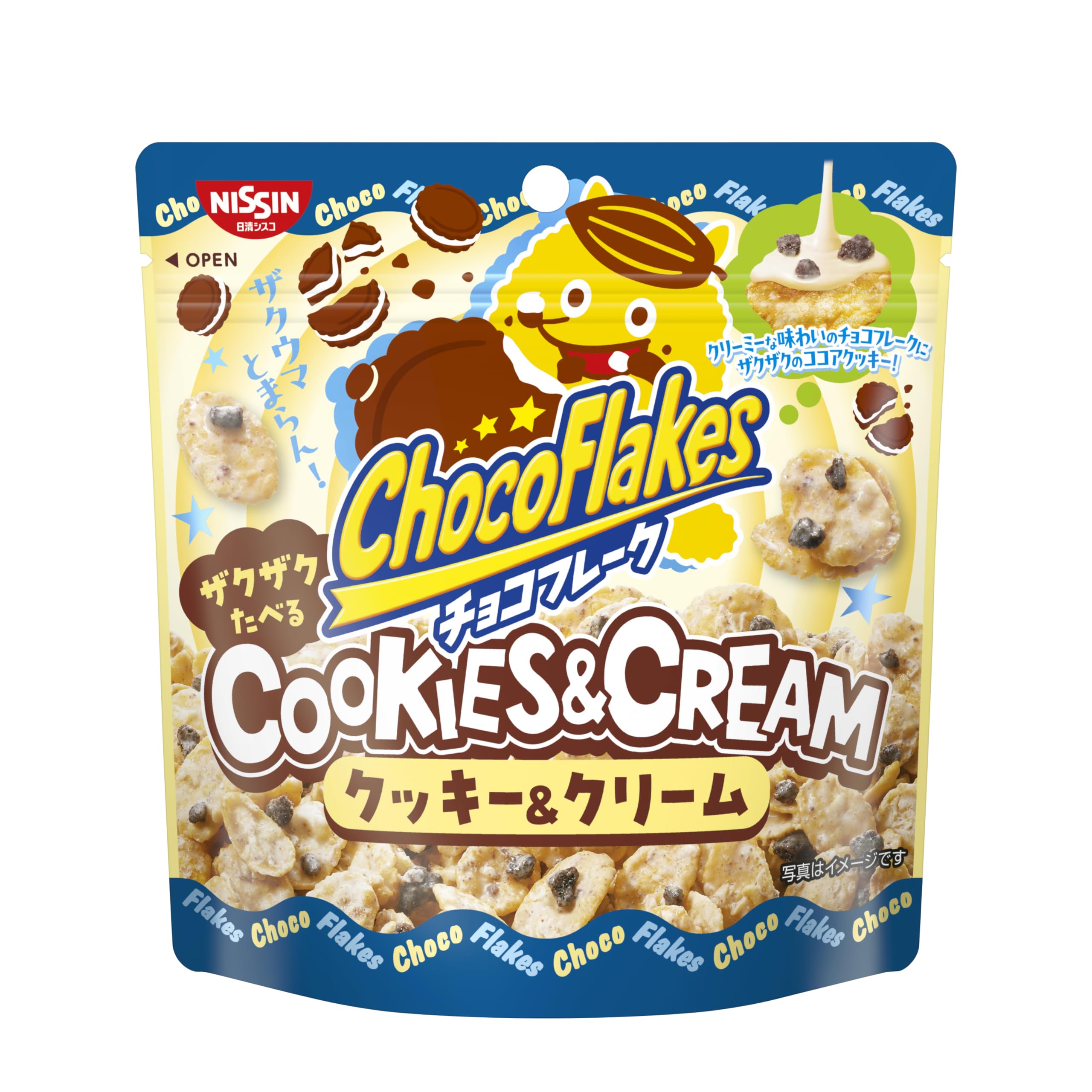 Amazon.co.jp: 日清シスコ チョコフレーク ザクザクたべるクッキー
