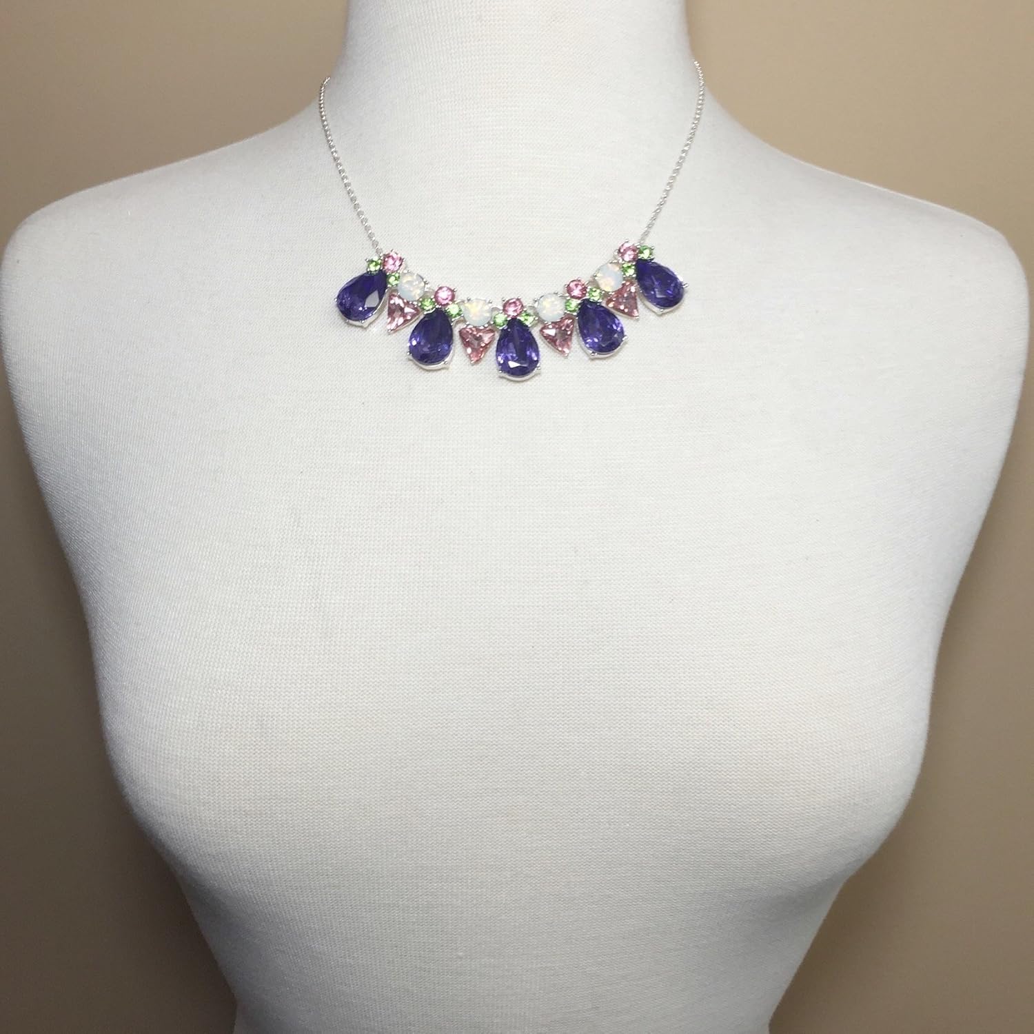 Gypsy Jewels Multi Color Fancy Rhinestone Boutique Style Necklace & Earrings Set - Assorted Colors