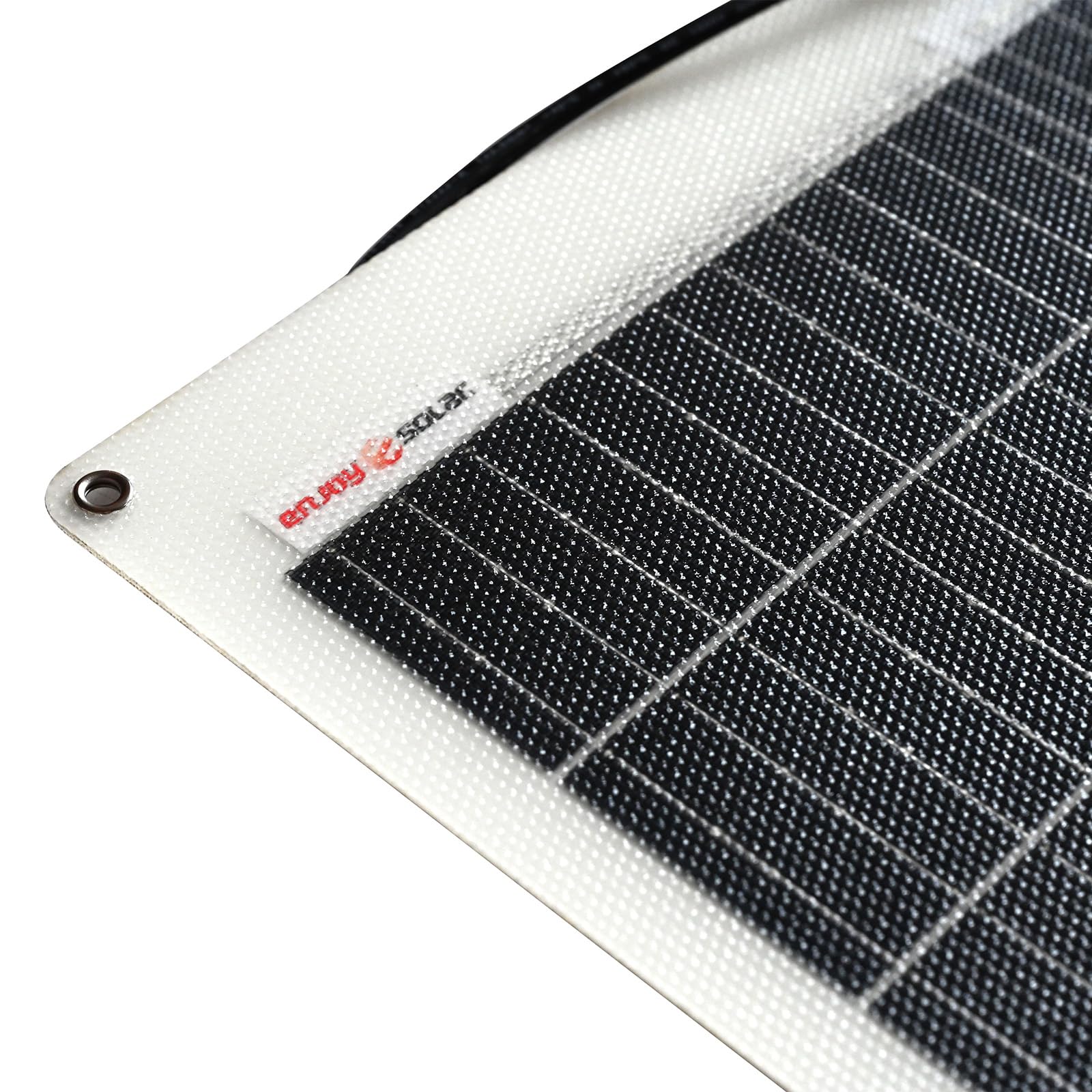 enjoy solar® ETFE Marine 200W 24V Semiflexibles Monokristallines Solarmodul, 182 * 182mm Solarzellen mit 10 Busbars Solarpanel - ideal für Wohnmobil, Balkonanlage, Gartenhäuse, Boot