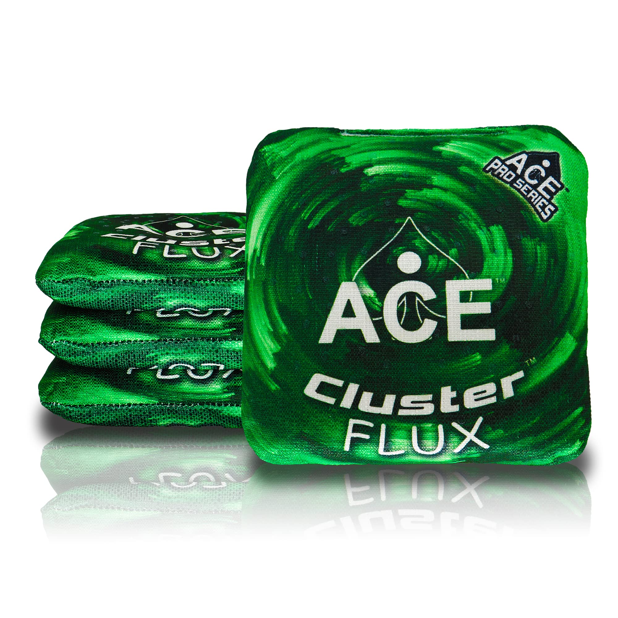 Cluster Flux | ACE Pro Cornhole Bags + PRO Kits | Cluster Pad Technology | Dual Sided Slick Stick All Weather | Optional Bag Break in and Carrying