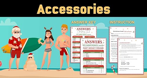 Miniatura 4 de Prueba de disputa amistosa para fiestas de Navidad, juegos de fiesta de Navidad, juegos de fiesta de gratitud para adolescentes adultos, juegos de