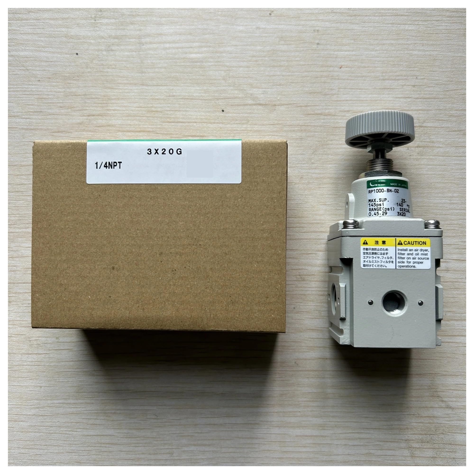 Vanne RP1000-8N-02-B3 et manomètre G49P à haute décharge de décharge