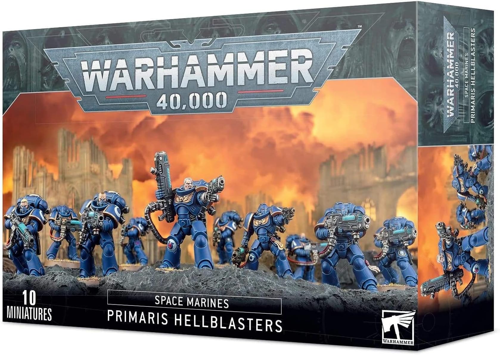 GAMES WORKSHOP 99120101189" Space Marines Primaris Hellblasters Plastic Kit, 12 years to 99 years