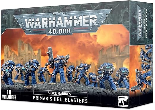 GAMES WORKSHOP 99120101189" Space Marines Primaris Hellblasters Plastic Kit, 12 years to 99 years