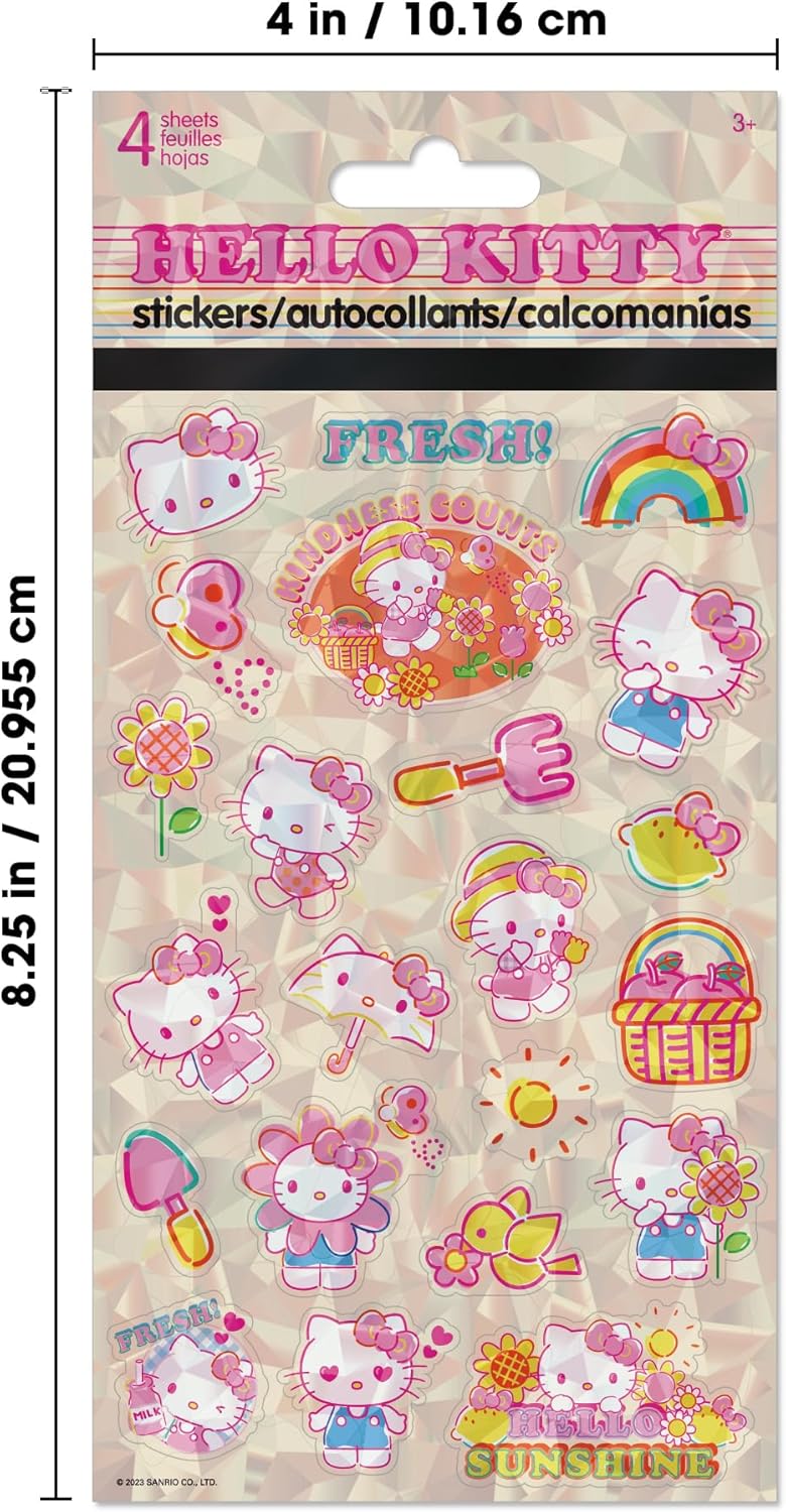 Hello Kitty - Garden Doodle - 2022 Standard Stickers - 4 Sheet - Image 6
