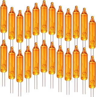 Mudder 100 2.5v Christmas Light Bulbs, Orange