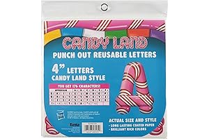 Eureka Candyland Letters Cutout Set for Teachers and Classrooms: A Sweet and Learning Journey!
