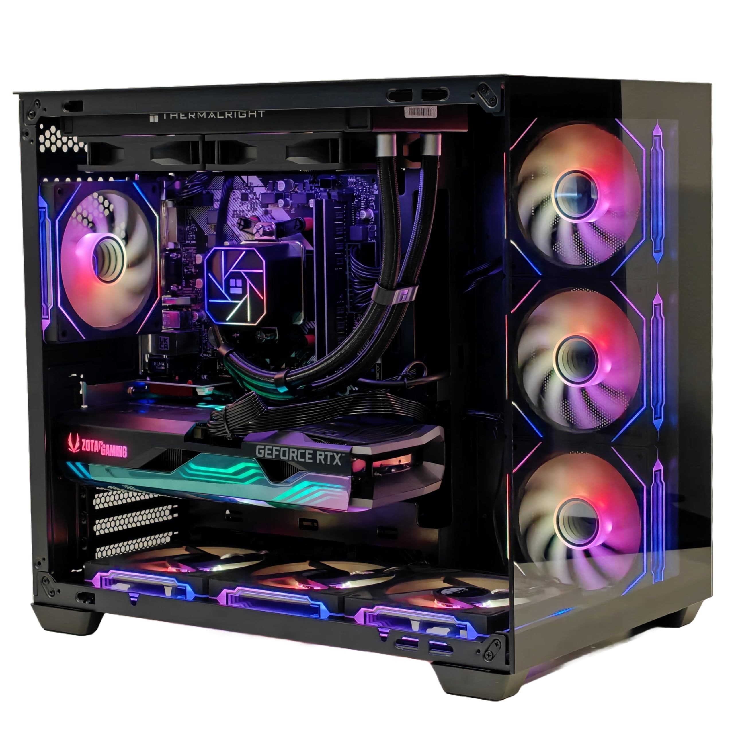 Gaming PC Ryzen 7 5700x, Nvidia RTX 5060 Ti 16GB GDDR7, RAM 32GB DDR4 3200MHz, 1TB Nvme M.2 SSD, Windows 11 pro, RGB Gaming Case, 1 Year Warranty