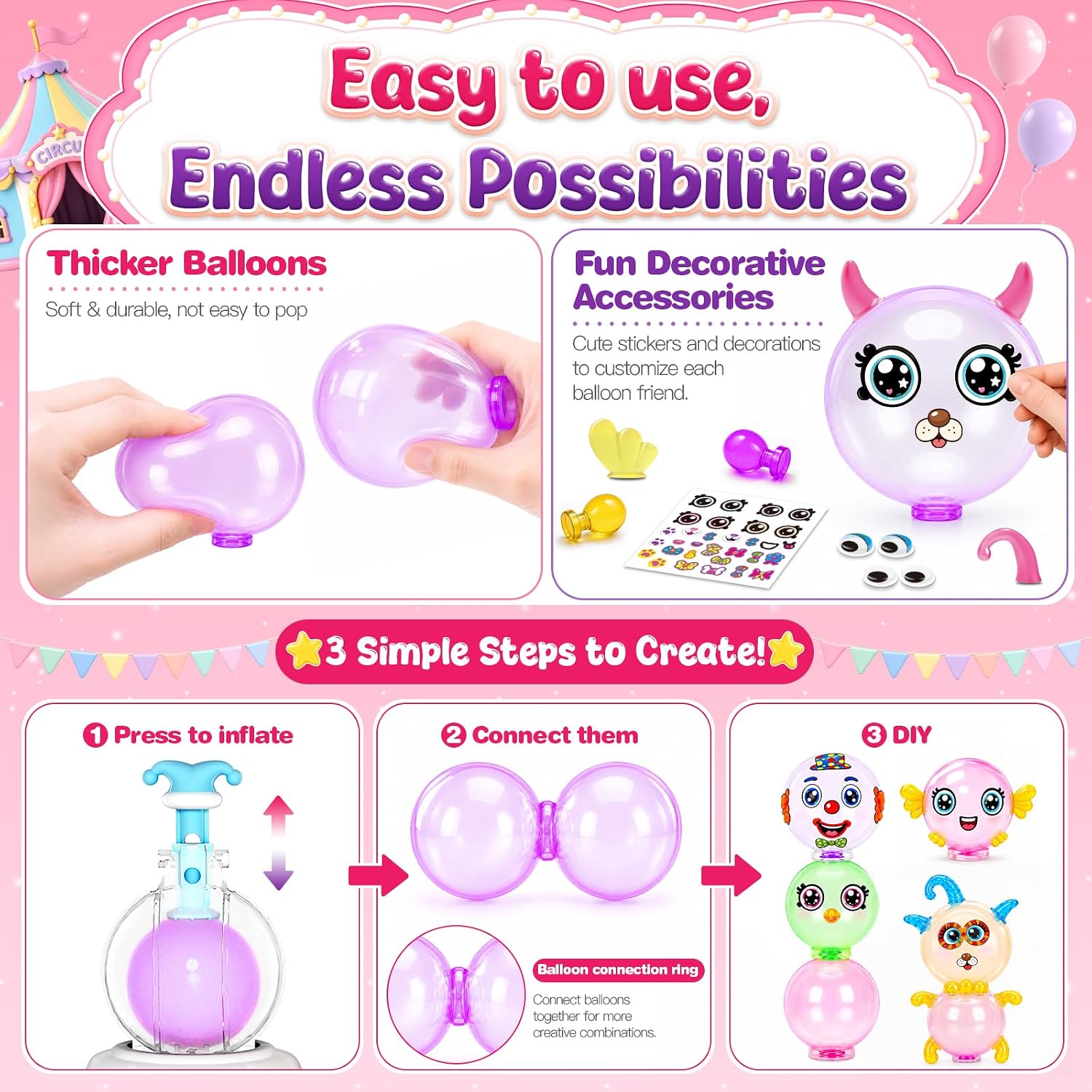 Motivekit Circus Balloon Animal Kit Balloon