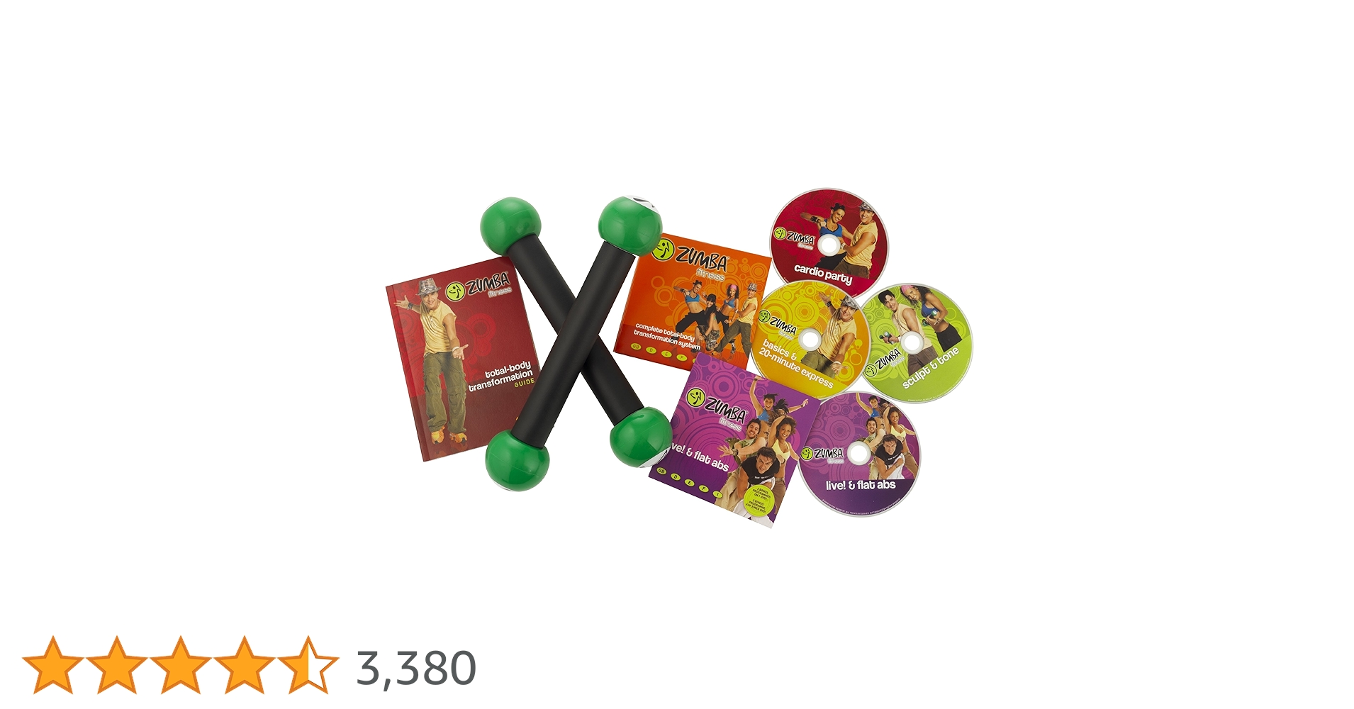 Zumba Fitness  DVD 3本とスティック2本セット　新品 Zumba Fitness DVD 3本とスティック2本セット 新品