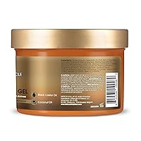 Vista 8 de African Pride Black Castor Miracle Extra Hold Braid, Loc, Twist Gel - Extreme Hold Braiding Hair Gel, Edge Control & Tames Frizz, No Flake Natural