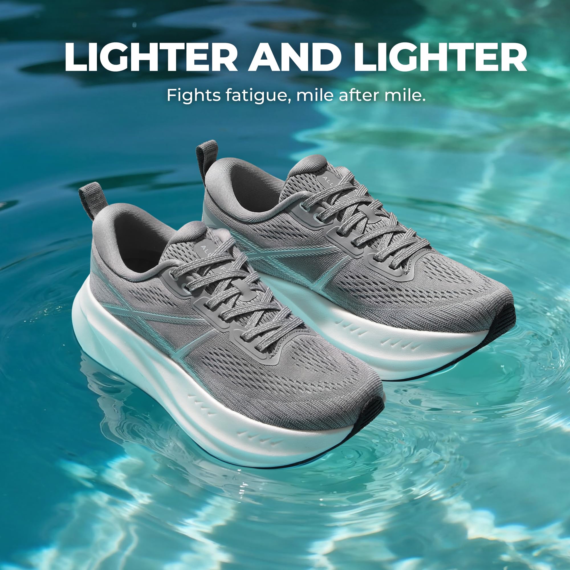 ALLSWIFIT Scarpe da corsa da donna con cuscino scarpe da tennis antiscivolo comode leggere palestra allenamento atletico supporto arco scarpe da ginnastica da passeggio