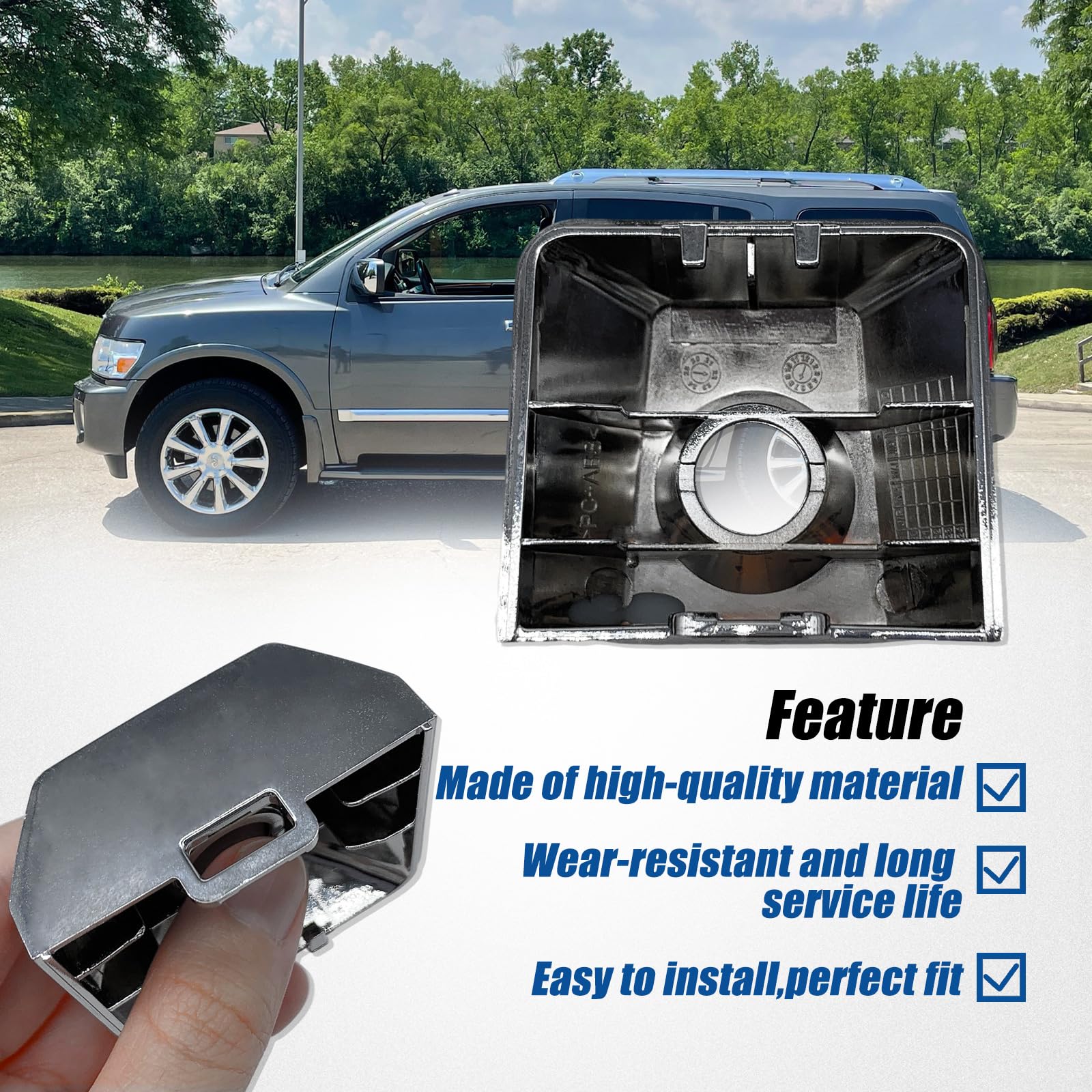 Amazon.com: DJF 80647-ZC00A Door Handle Keyhole Frame Cover for