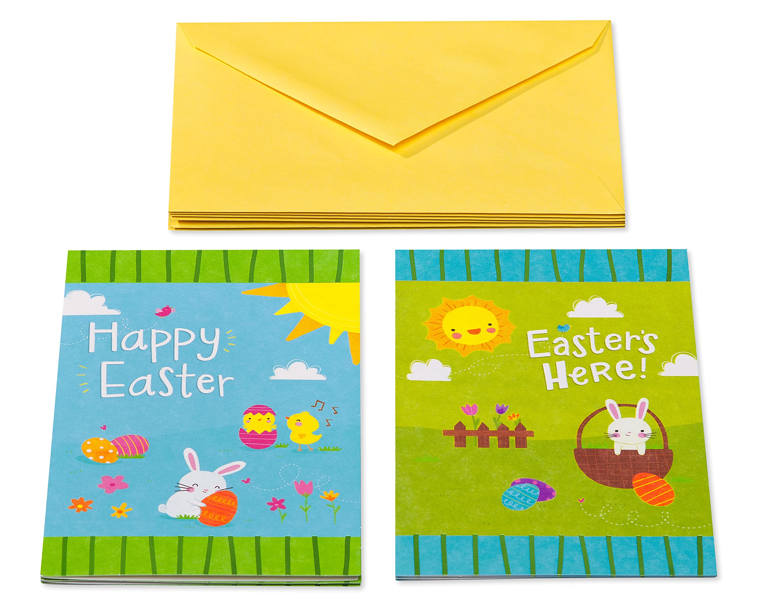 American Greetings Osterkarten – 6 Stück Mit Küken & Häschen, Inkl. Umschläge