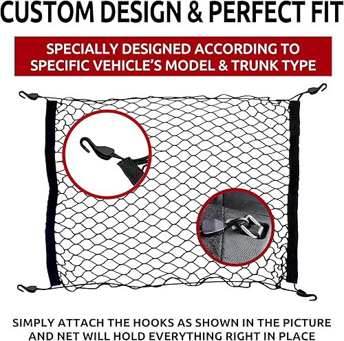 Miniatura 3 de Red de carga para maletero de piso para Jeep Grand Cherokee 2011 2012 2013 2014 2015 2016 2017 2018 2019 2020