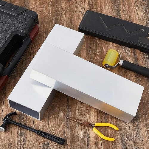 Miniatura 7 de Zonon 2 tubos rectangulares de aluminio 6063 de 2 pulgadas de altura, 4 pulgadas de ancho, 0.125 pulgadas de grosor de pared, tubo de aluminio de 12