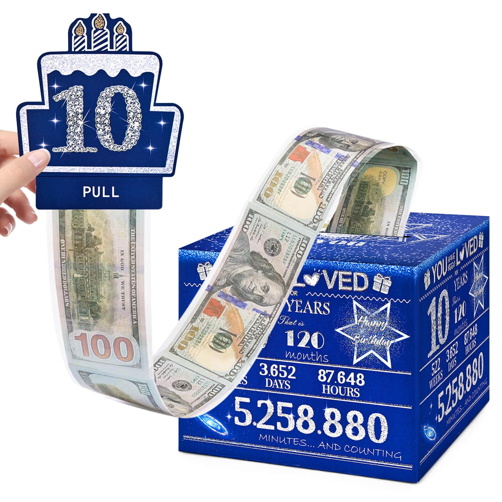 Amazon.com: TOYEISHI 10 Happy Birthday Money Box for Cash Gift