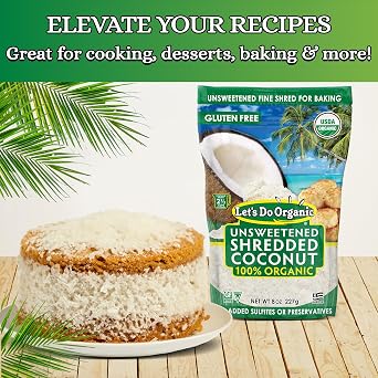 Let's Do Organic, Shredded Coconut, 8 oz