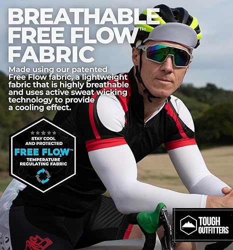 Miniatura 72 de Mangas de brazo de protección solar UV para hombres y mujeres, manga de enfriamiento de compresión deportiva UPF 50, base de cáncer de piel