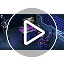 MOTPK 32 Inch Small Gaming Desk with LED Lights & Power Outlets, Computer Desk Gaming Table with Monitor Shelf, Gamer Desk with Carbon Fiber Texture, Kids Boys Desk Gift for Men