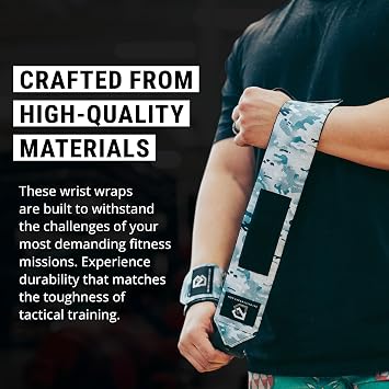 Weightlifting Workout Wrist Brace - Adjustable, One Size Fits All - Comfort Wrist Wraps for Weightlifting with Thumb Loop, Lifting Wrist Straps