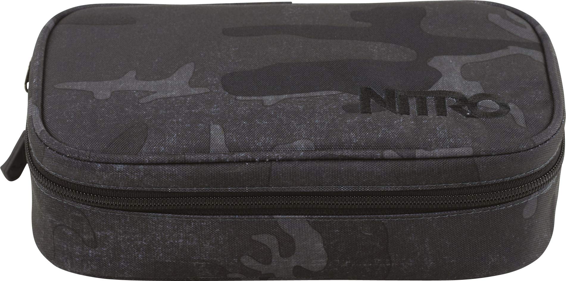 Nitro Pencil Case XL Inkl. Geo Dreieick & Stundenplan, Federmäppchen, Schlampermäppchen, Faulenzer Box, Federmappe, Stifte Etui