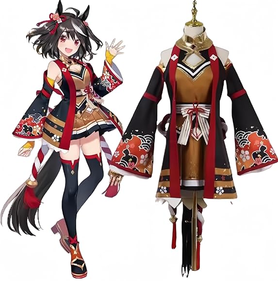 Amazon.co.jp: [ケ-プ] ウマ娘 コスプレ衣装 キタサンブラック 