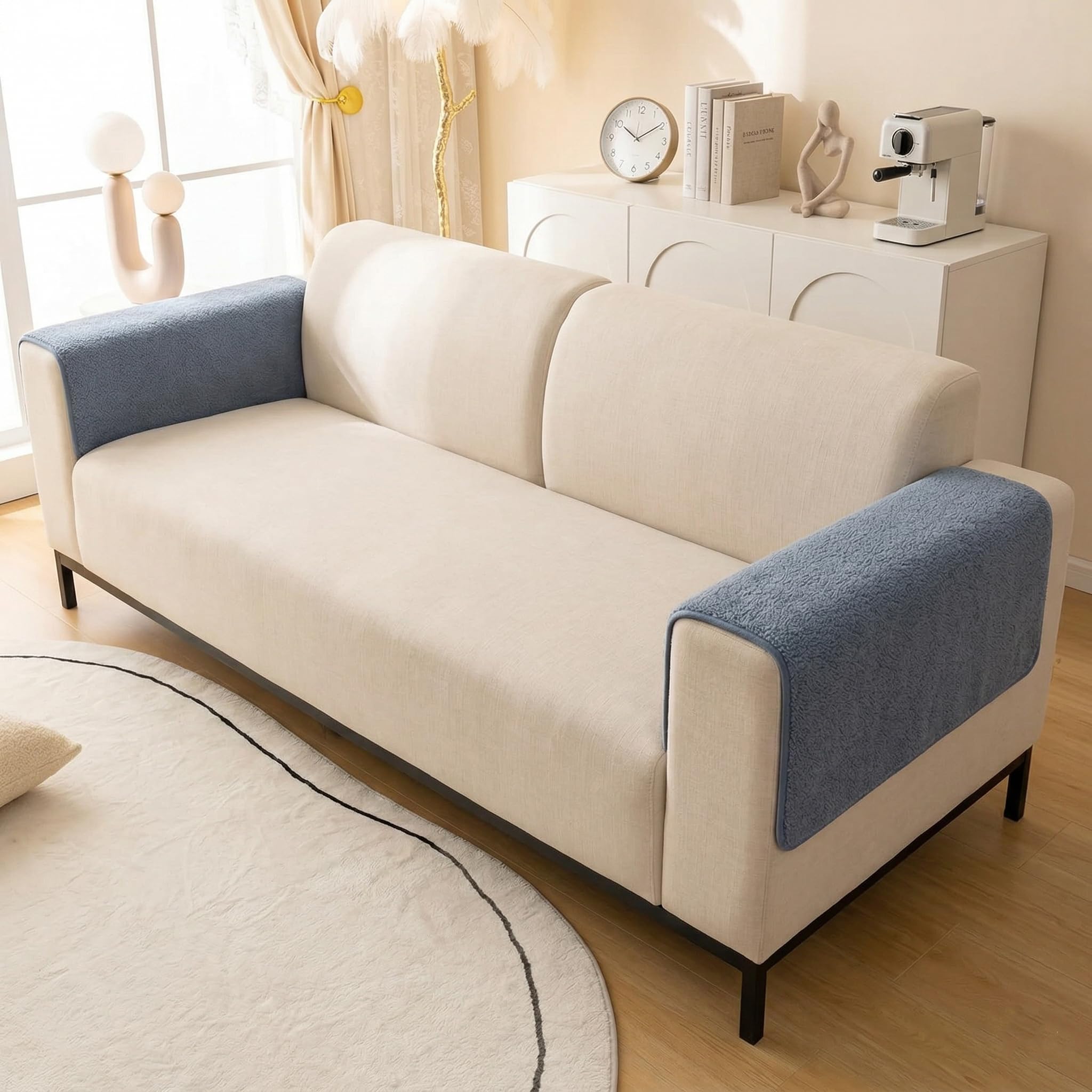 Styleys Sofa Mat - Anti-Slip Teddy Cover -13 Styleys Sofa Mat - Anti-Slip Teddy Cover -13