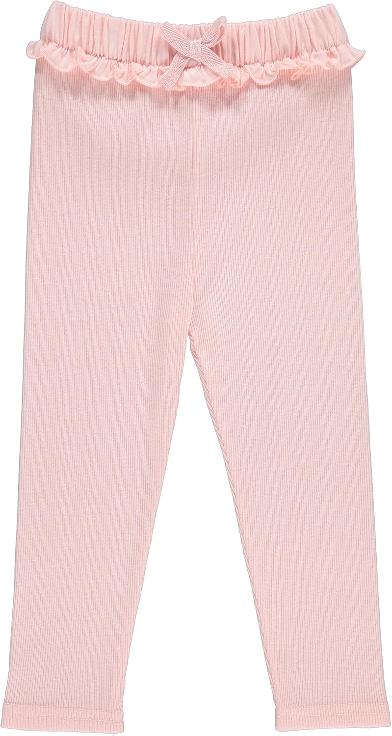 Cudlie 5-Pack Baby/Toddler Girls Joggers - Lounge Pants, Active Sweatpants Sweats - Fashion Joggers for Girls - Image 4