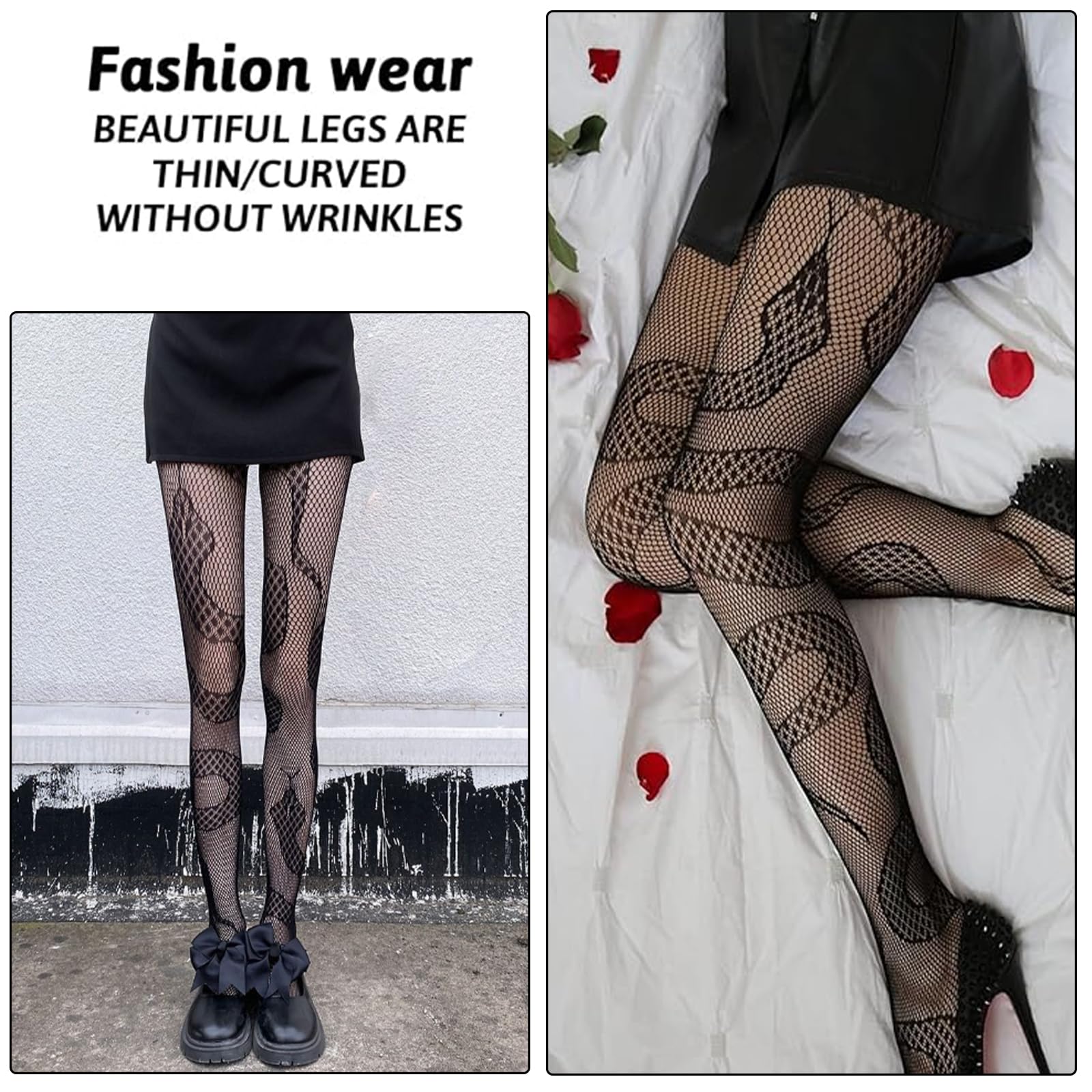 Collant a Rete con Motivo Serpente | Leg Avenue