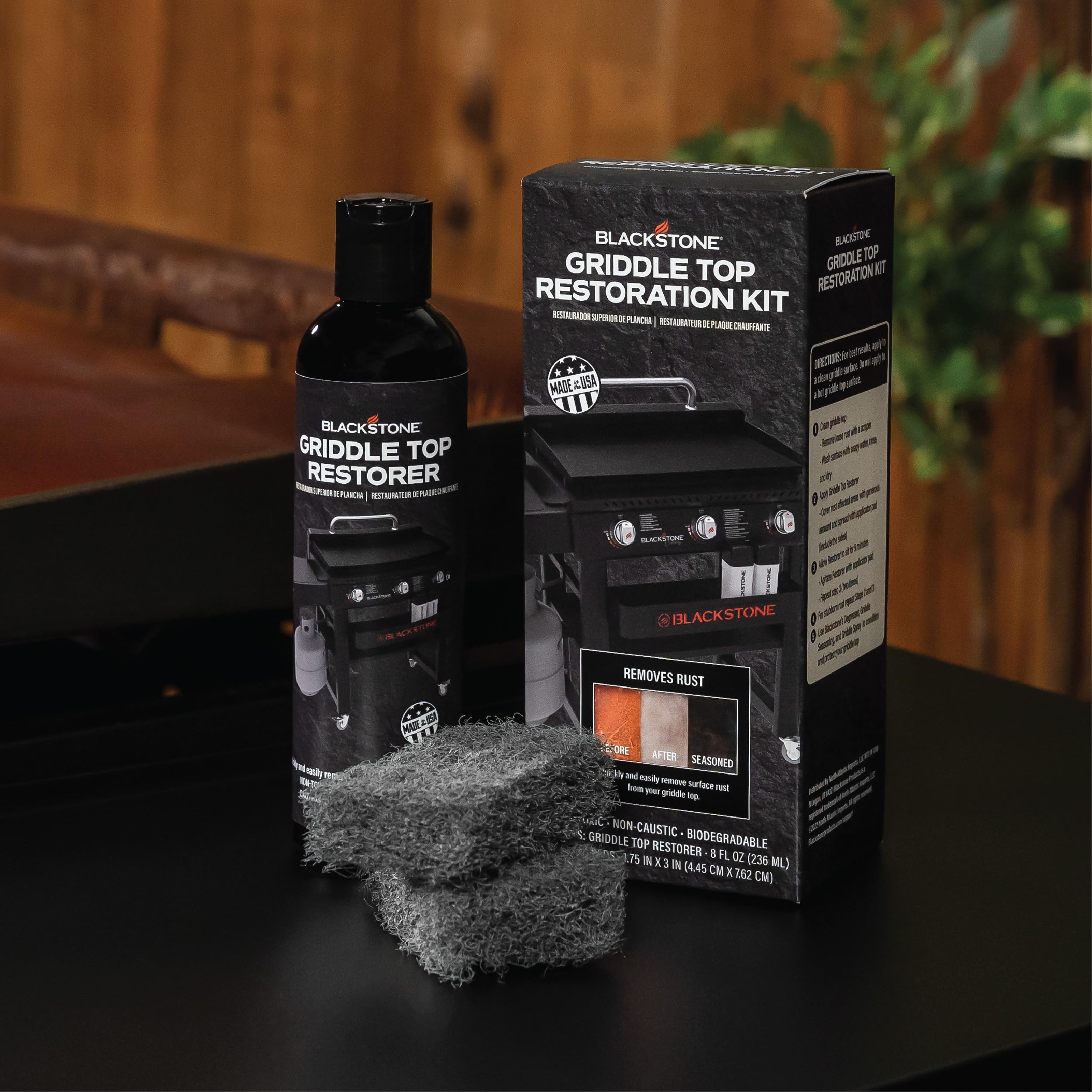 Blackstone 4165 Griddle Top Restoration Kit, 3 Piece