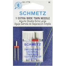 Schmetz Universal Needle Twin Extra Wide Size 100/6.0